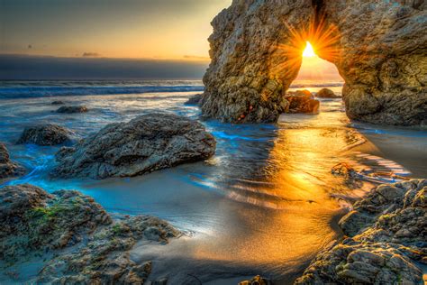 Malibu Sea Cave Sunset High Res Malibu Landscape Seascape Flickr
