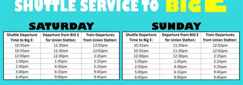 Free Big E Shuttles Springfield Union Station