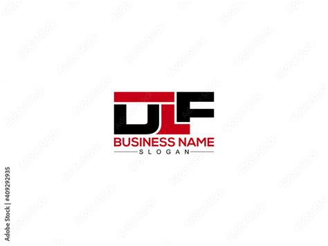 Dlf Logo And Illustrations Design For Business Stock Vector Adobe Stock