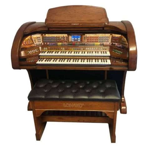 Used Lowrey Prestige Plus Organ Oak Finish Epianos