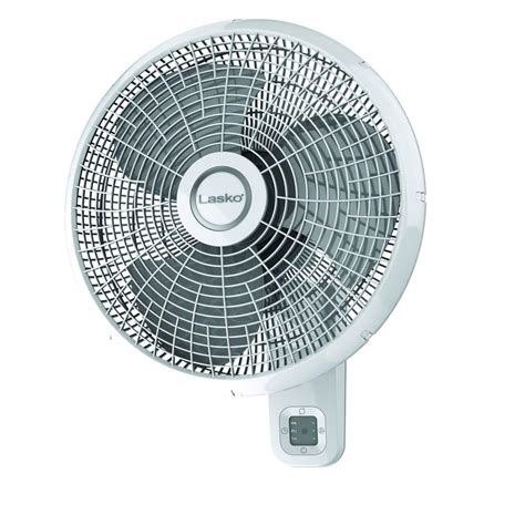 It also has an oscillating feature that sways back and forth, creating a nice breeze. Lasko 16 in. 3-Speed Oscillating Wall Mount Fan with ...