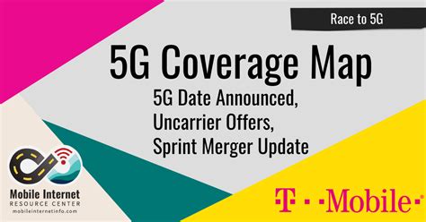 T Mobile Unveils 5g Coverage Map Sprint Merger Status Update Mobile