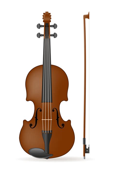 Violin Stock Vector Illustration 492735 Vector Art At Vecteezy