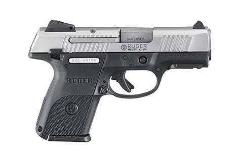 Ruger Sr9c Compact 9mm 17 Round Pistol With Stainless Steel Slide