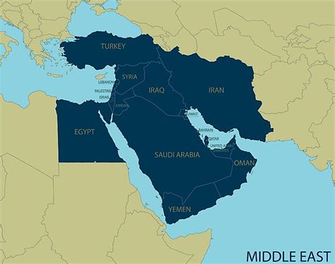 Which Are The Middle Eastern Countries Worldatlas Com