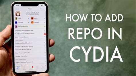 How To Add A Repo Within Cydia Youtube