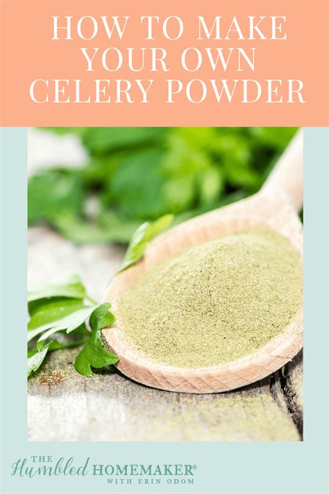 How To Make Your Own Celery Powder
