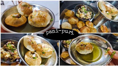 Home Made Pani Puri Street Style Pani Puri In Easy Way Lock Down Special Pani Puri Youtube