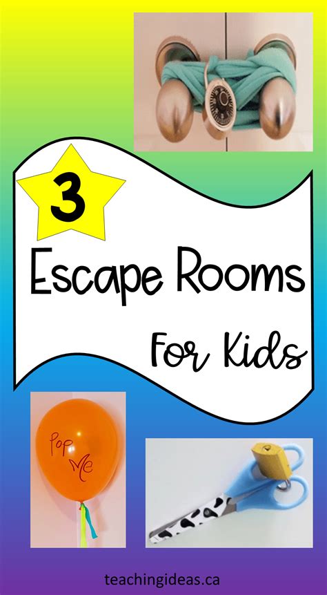 Escape rooms have made their way into recreational entertainment, board games, and even the idea is extremely innovative: Escape Room Ideas for Kids | Escape room, Kindergarten ...