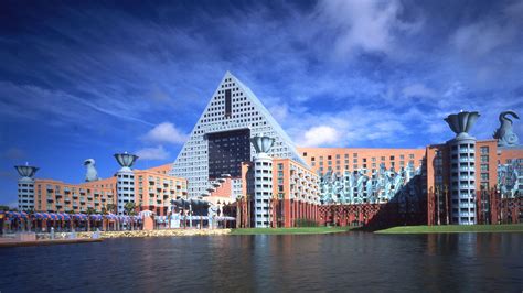 Postmodern Architecture Walt Disney World Dolphin And Swan Hotels By