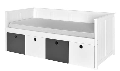 Vendu peint ou non peint mais monté. Lit Avec Rangement 90X200 Banquette Nuage