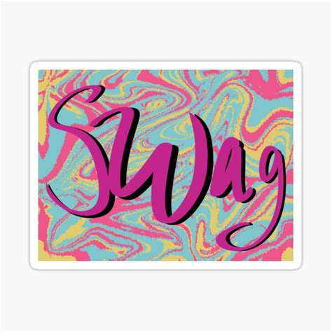 Swag Sticker For Sale By Goblin Bboy Redbubble