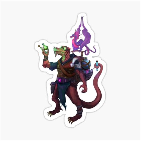 Kobold Artificer Sticker For Sale By Doultreedesigns Redbubble