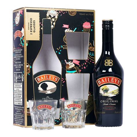 Baileys Original Irish Cream Liqueur 2 Glass T Pack Liqueurs From The Whisky World Uk