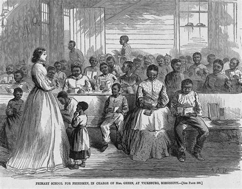 Woodworking classes in vicksburg mississippi. Primary School for Freedmen, in charge of Mrs. Green, at Vicksburg, Mississippi · Slavery Images