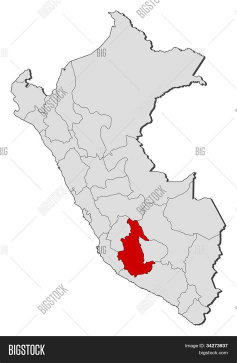 Map Peru Ayacucho Image And Photo Free Trial Bigstock