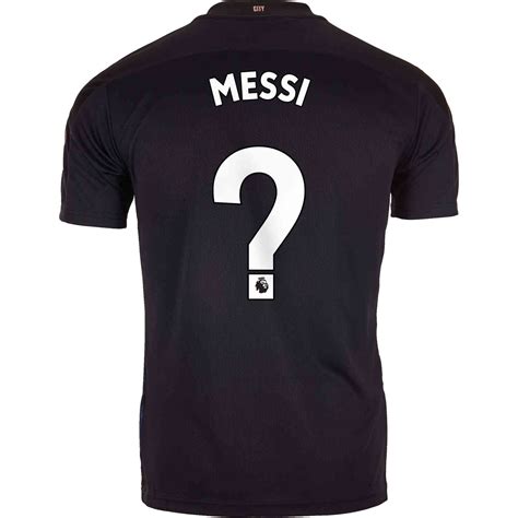 202021 Puma Lionel Messi Manchester City Away Jersey Soccerpro