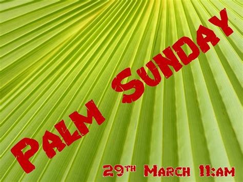 Palm Sunday Yardley Baptist Church