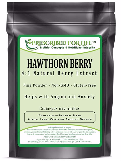 Hawthorn 4 1 Natural Berry Extract Powder Crataegus Pinnatifida