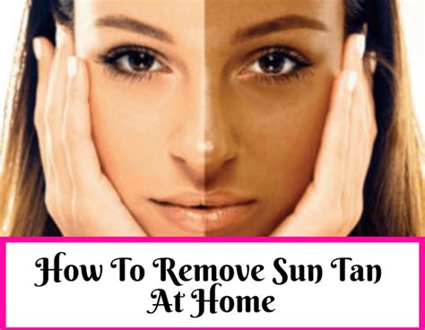 How To Remove Sun Tan From Face In One Day At Home Trabeauli Skin