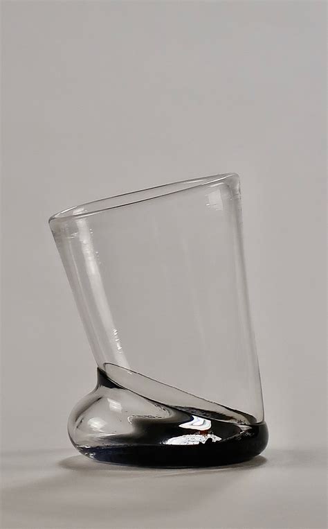 Black Bubble Small Drinking Glass