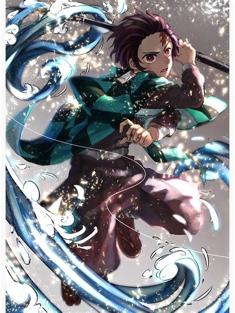 Demon Slayer Tanjiro Poster By Lawliet1568 In 2021 Anime Demon
