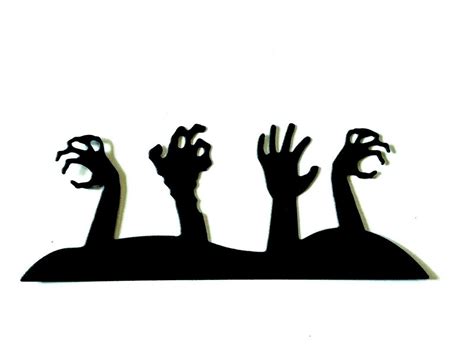 7 Creepy Zombie Hand Hands Coming Out Of The Ground Grave Etsy
