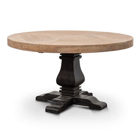 Cdt6067 Natural Wooden Round Dining Table Calibre Furniture