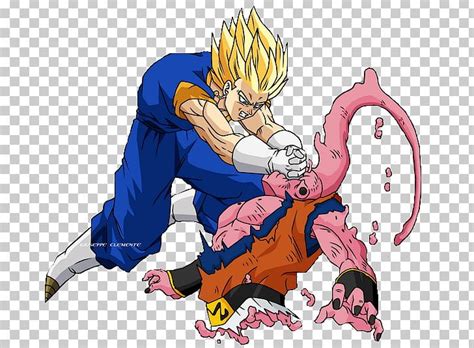 Majin Buu Gohan Vegeta Goku Gotenks Png Clipart Art Cartoon Cell Dragon Ball Dragon Ball