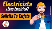 Como Obtener/Sacar La Tarjeta Profesional Conte "Ser Un Electricista ...