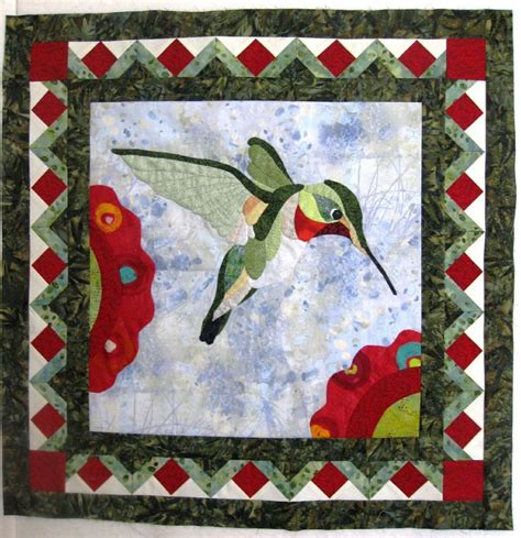 Free Hummingbird Quilt Patterns Bing Images Bird Applique Applique