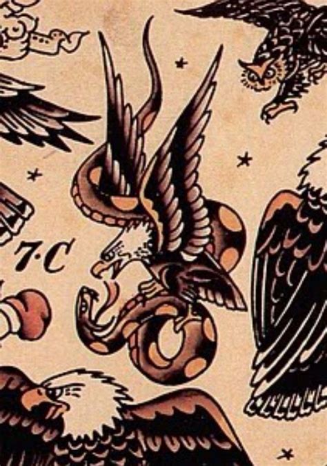 Sailor Jerry Eagle Old School Tattoo Designs Sailor Jerry Tattoos