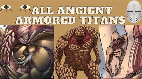 All Ancient Armored Titans I Attack On Titan Season 4 Shorts Youtube
