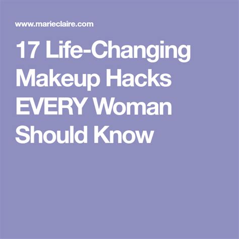 17 Life Changing Makeup Hacks Every Woman Should Know Make Me Up Eye