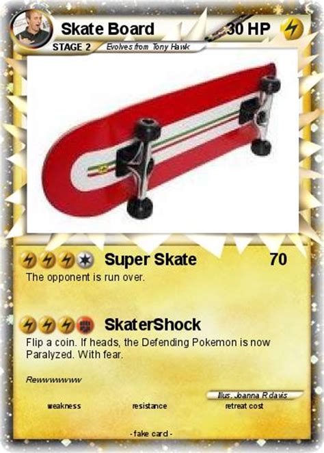 Pokémon Skate Board Super Skate My Pokemon Card