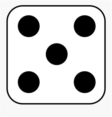 Dot Clipart One Five Side Of Dice Free Transparent Clipart Clipartkey