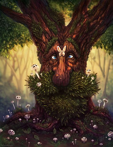 Tree Spirit By Cassandra Canadypersonal Piece I Have A Series Of Tree