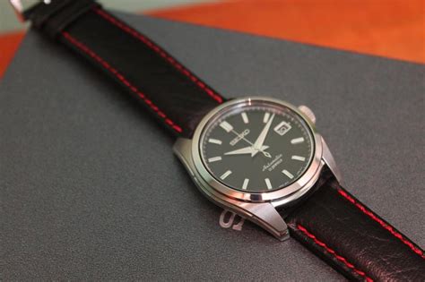 fs seiko sarb033 black dial with leather strap 255 conus mywatchmart