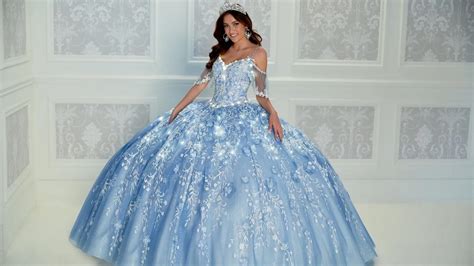 New Light Blue Quinceañera Dresses Princesa By Ariana Vara