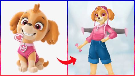 Paw Patrol Characters In Real Life Paw Patrol As Human 😬 Youtube