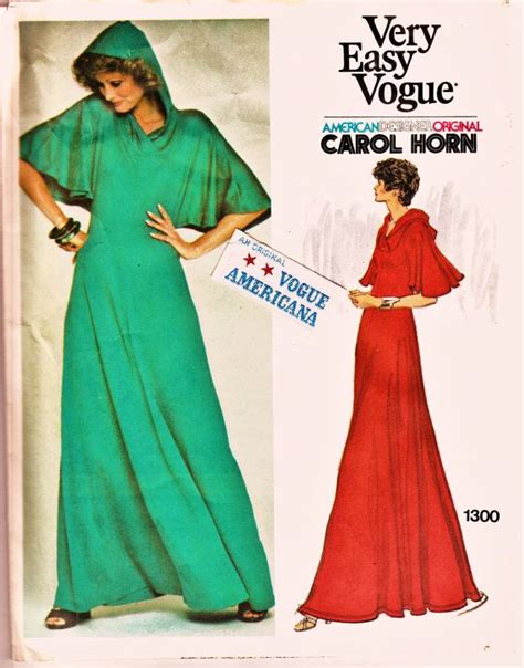 70s Very Easy Vogue Pattern 1300 W Label By Harmonycollectibles Vogue