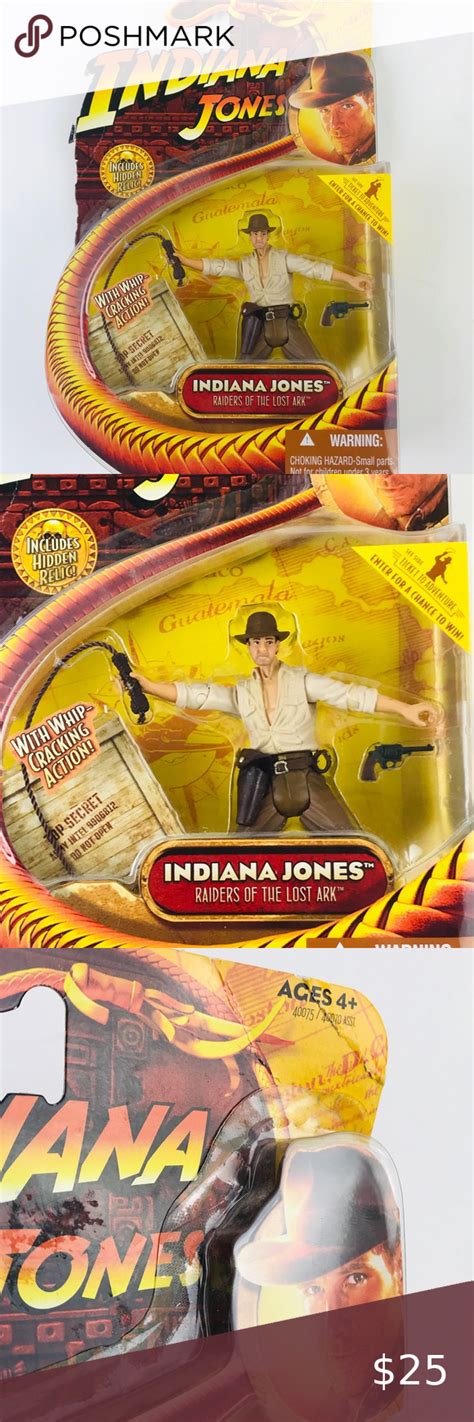 Indiana Jones Raiders Lost Ark Toy Whip Cracking Indiana Jones