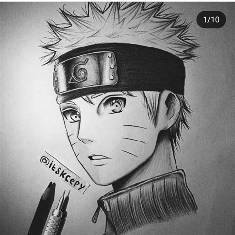 Naruto Art Pencil Anime Wallpaper