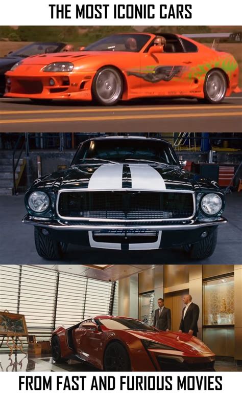 The Most Iconic Cars From Fast And Furious Movies Cars Blackandwhite Red Style Movie