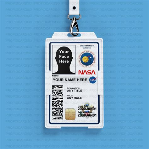 Customizable Novelty Astronaut Id Badge Space Cadet Spacex Etsy