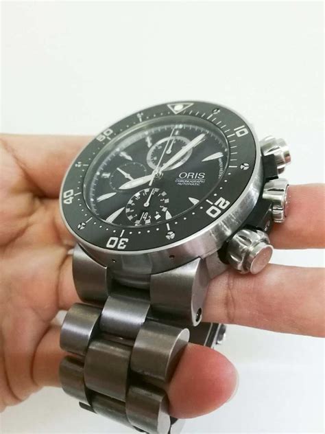 Oris Prodiver Chronograph Titanium 51mm Luxury Watches On Carousell