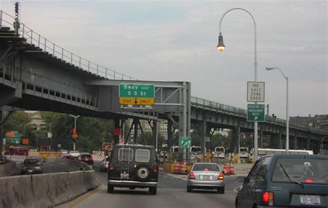 Brooklyn Queens Expressway Ramp From Williamsburg Bridge