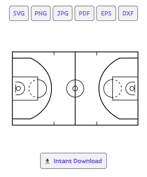 44 Basketball Court Diagram With Labels Pdf