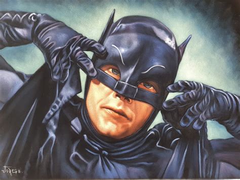 Batmans Adam West Doing The Batusi Dance Original Oil Etsy