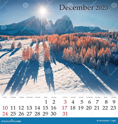 Square Wall Monthly Calendar Ready For Print Stock Photo Image Of